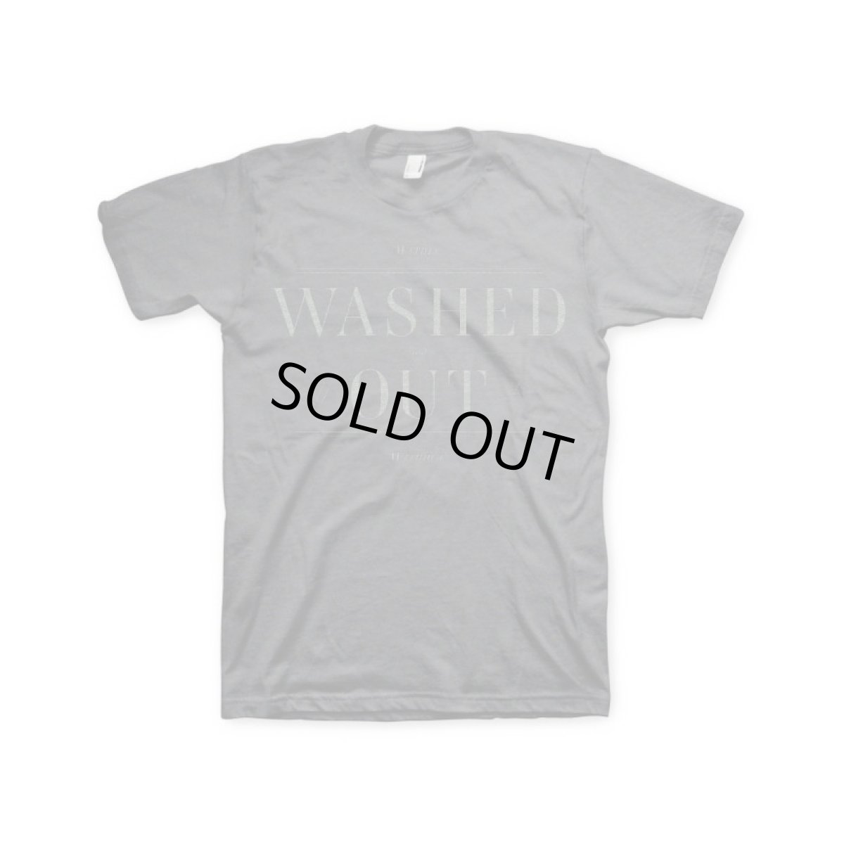 画像1: Washed Out ウォッシュド・アウト Within BLACK Tシャツ (1)