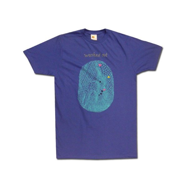 画像1: Washed Out ウォッシュド・アウト Blue Egg Tシャツ [S/Mサイズ] (1)