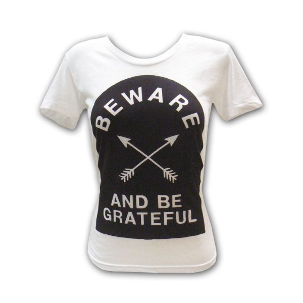 画像1: Maps & Atlases マップス&アトラシーズ Beware Tシャツ [Girl's Mサイズ]＜セール特価商品＞ (1)