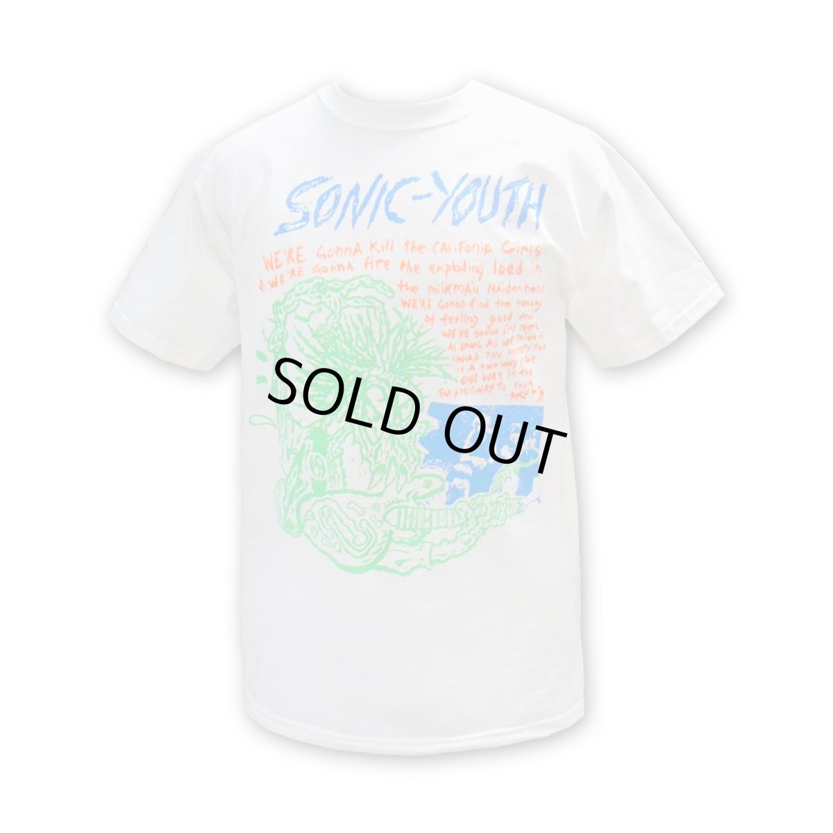 画像1: Sonic Youth ソニック・ユース Savage Tシャツ [S/Mサイズ] (1)