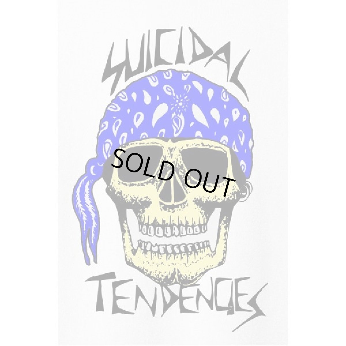 画像1: Suicidal Tendencies ステッカー スイサイダル・テンデンシーズ Bandana Skull (1)
