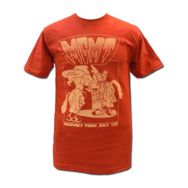 画像1: MGMT Tシャツ Buzz on RED＜セール特価商品＞ (1)