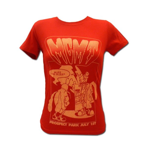 画像1: MGMT レディースTシャツ Buzz on RED Girl's M＜セール特価商品＞ (1)