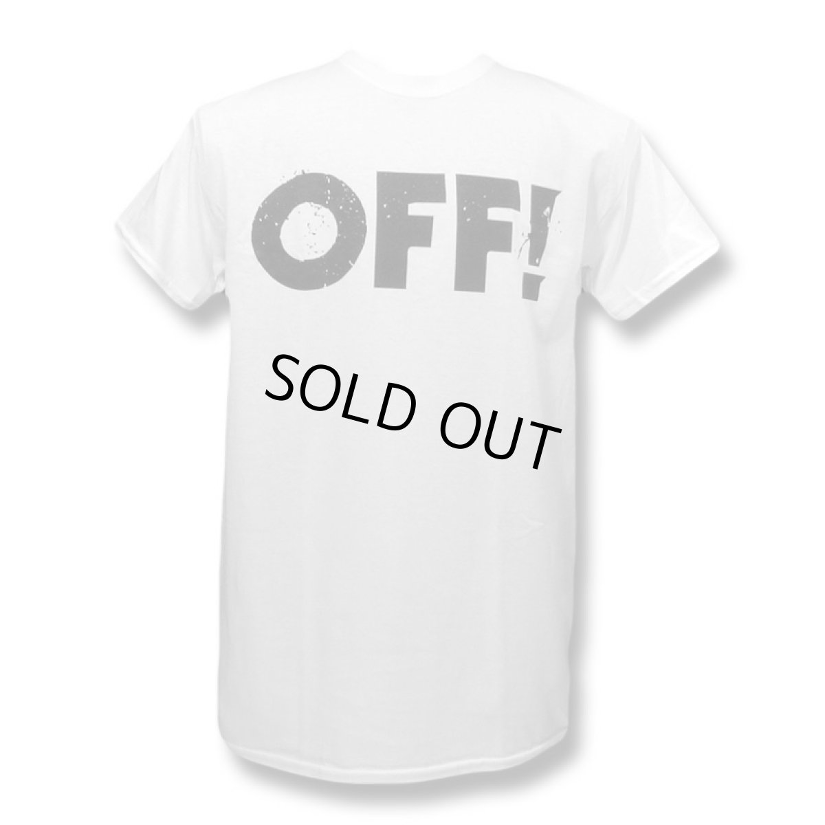 画像1: OFF! バンドTシャツ オフ! Logo on White (1)