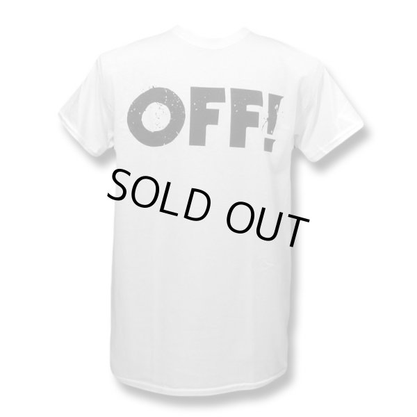 画像1: OFF! バンドTシャツ オフ! Logo on White (1)