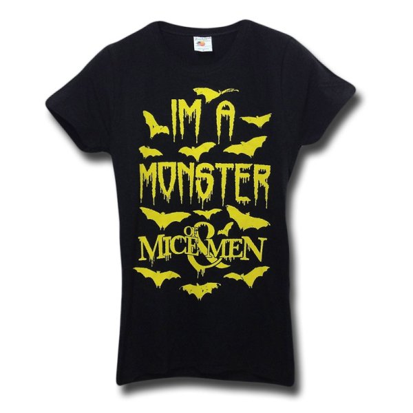 画像1: Of Mice & Men バンドTシャツ オブ・マイス・アンド・メン Monster レディース (1)