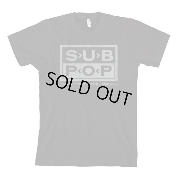 画像1: Sub Pop Records Tシャツ サブ・ポップ・レコーズ Logo Anniversary (1)