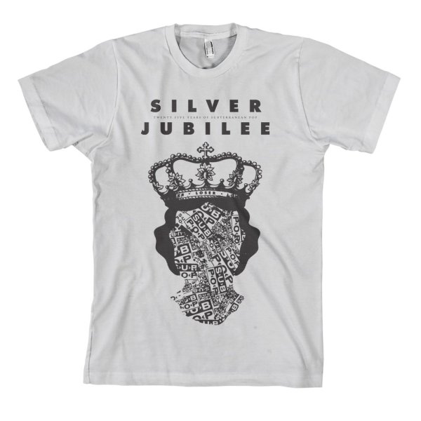 画像1: Sub Pop Records Tシャツ サブ・ポップ・レコーズ Queen Silver (1)