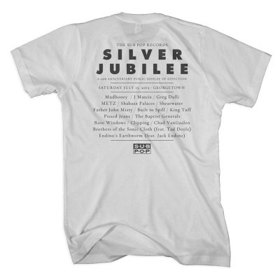 画像1: Sub Pop Records Tシャツ サブ・ポップ・レコーズ Queen Silver