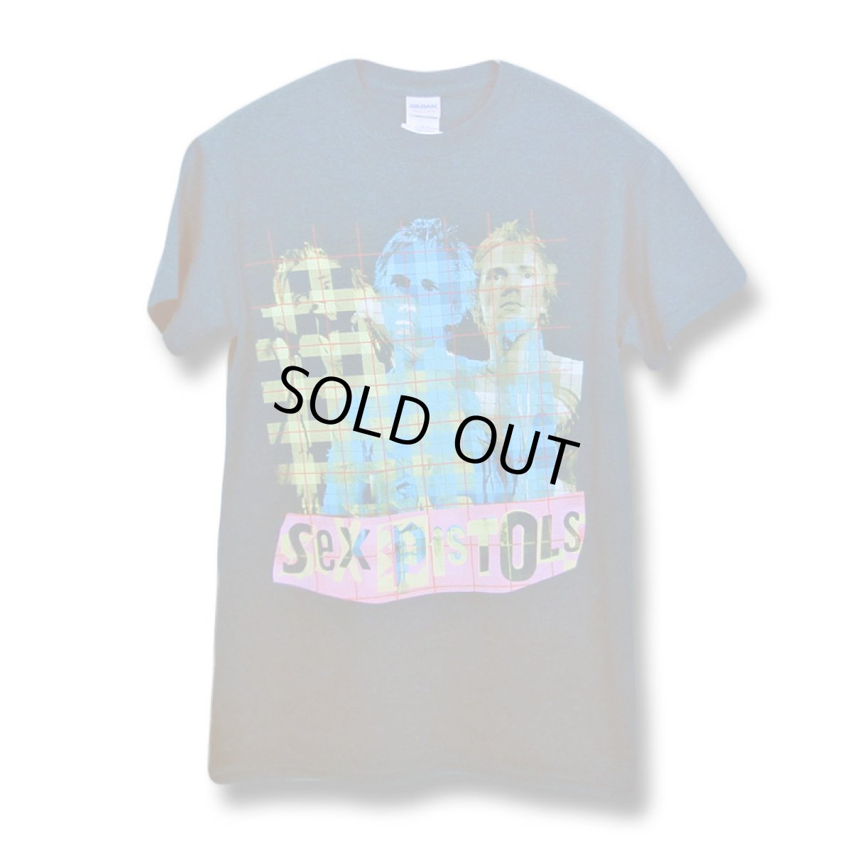 画像1: Sex Pistols バンドTシャツ セックス・ピストルズ Plaid Photo Logo (1)