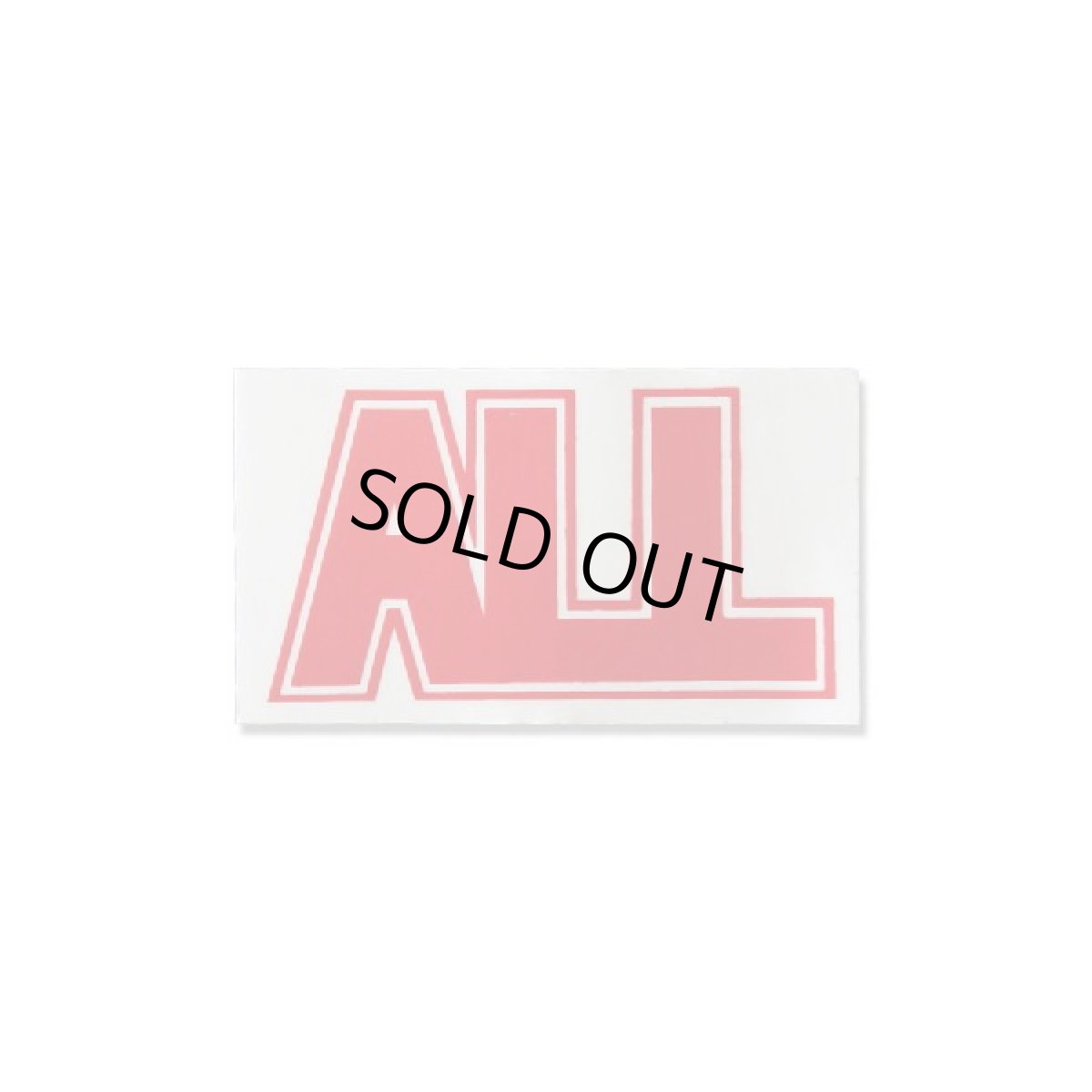 画像1: All ステッカー オール Logo RED (1)