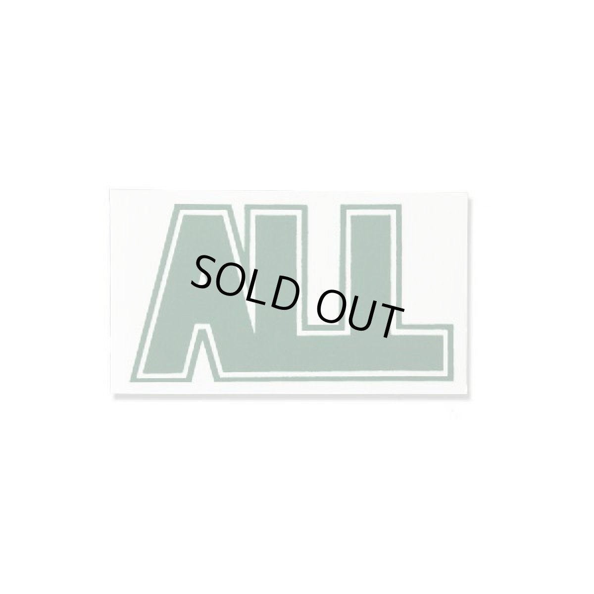 画像1: All ステッカー オール Logo GREEN (1)