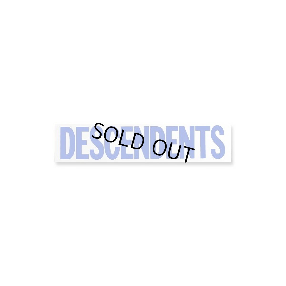 画像1: Descendents ステッカー ディセンデンツ Logo BLUE Small (1)