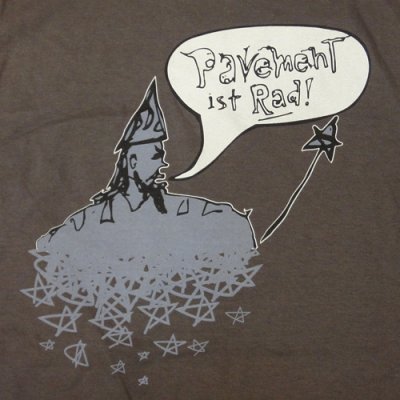 画像1: Pavement ペイヴメント GREY Wizard Tシャツ Girl's Mサイズ