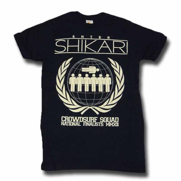 画像1: Enter Shikari エンター・シカリ Crowdsurf Squad Tシャツ (1)