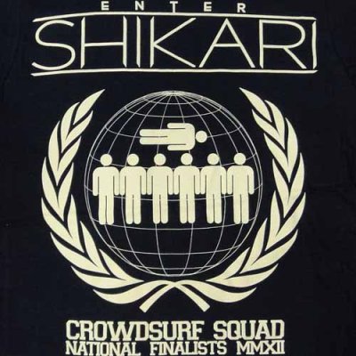 画像1: Enter Shikari エンター・シカリ Crowdsurf Squad Tシャツ