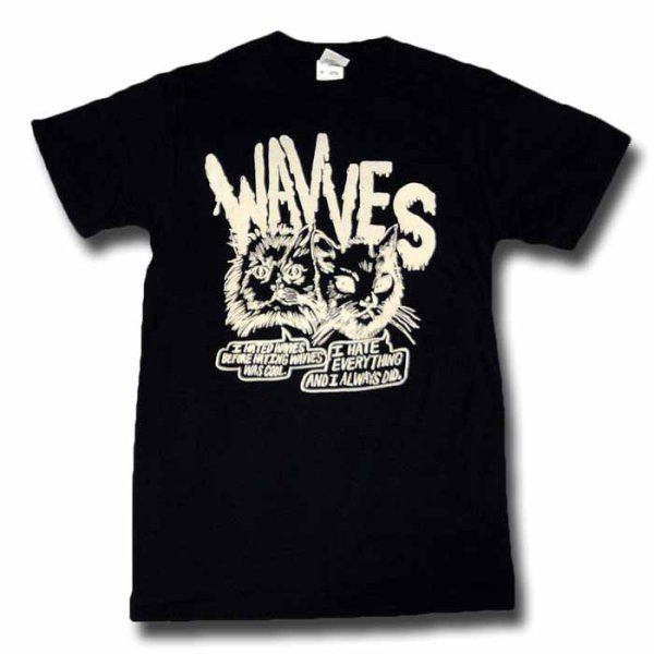 画像1: Wavves ウェーヴス Cynical Cats Tシャツ (1)