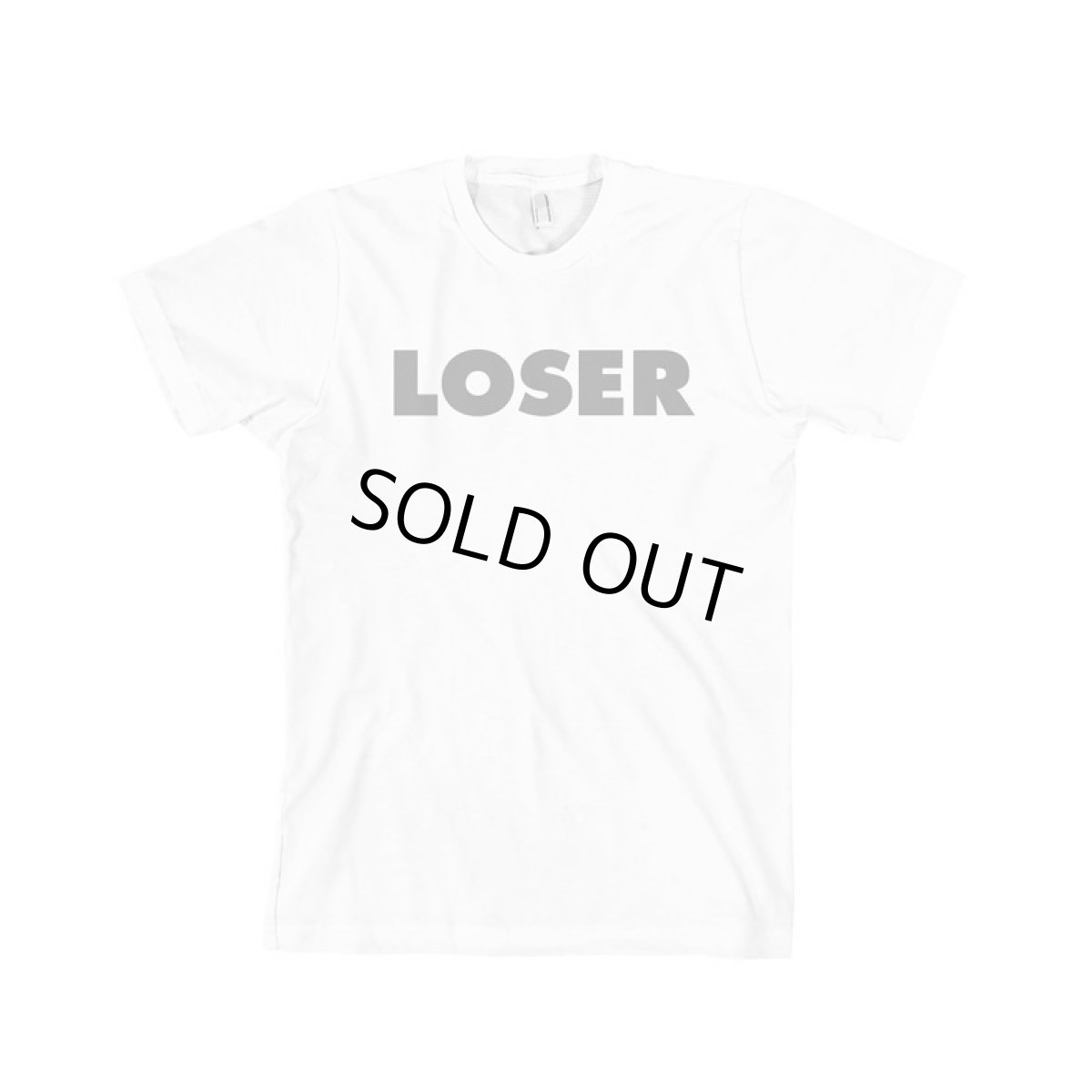 画像1: Sub Pop Records サブポップ Loser White Tシャツ (1)