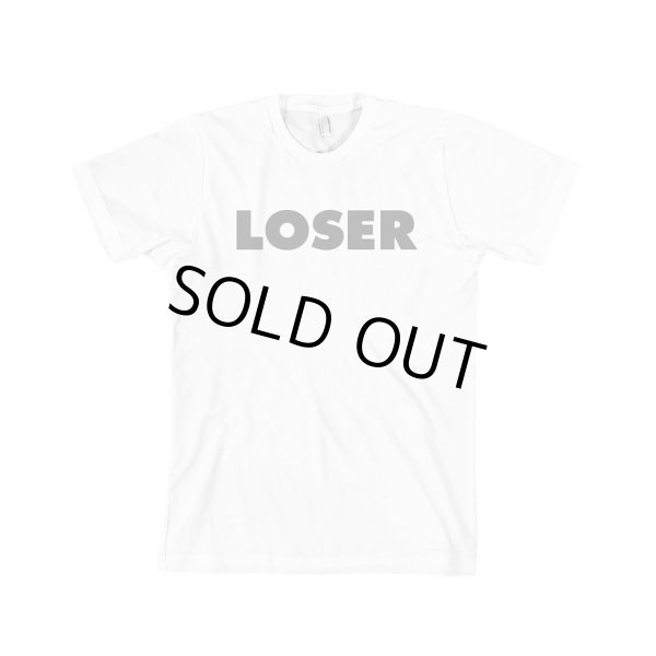 画像1: Sub Pop Records サブポップ Loser White Tシャツ (1)