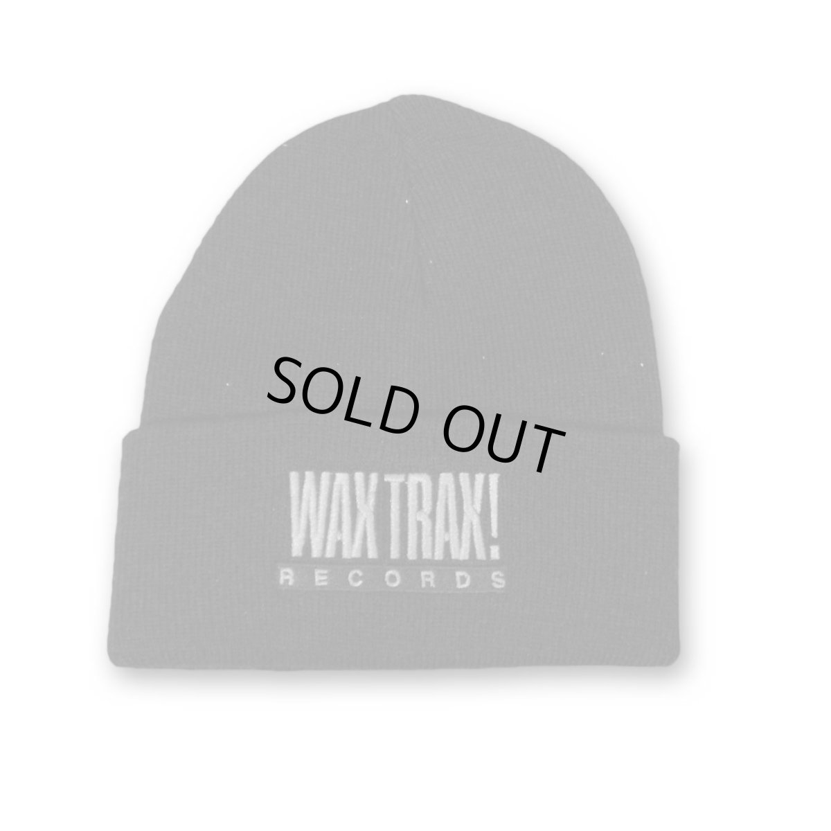 画像1: Wax Trax! ニットキャップ ワックストラックス！ Grey Stitch (1)