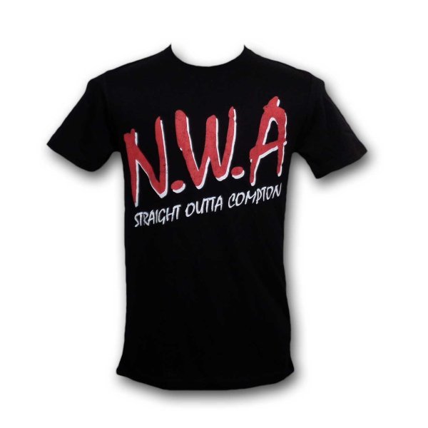 画像1: N.W.A. Tシャツ エヌ・ダブリュ・エー Vintage Classic Logo BLACK (1)