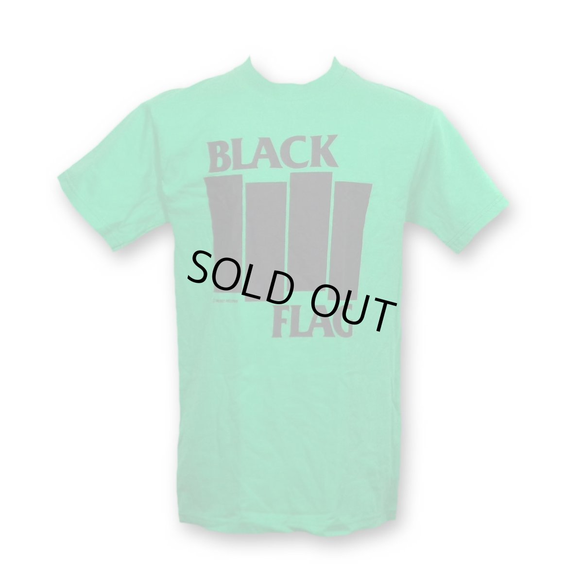 画像1: Black Flag バンドTシャツ ブラック・フラッグ Bars & Logo KELLY GREEN (1)