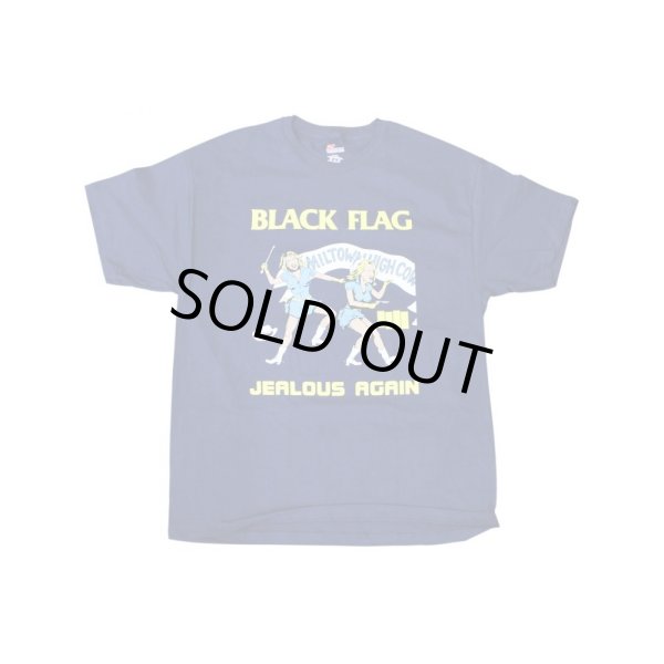 画像1: Black Flag バンドTシャツ ブラック・フラッグ Jealous Again NAVY (1)