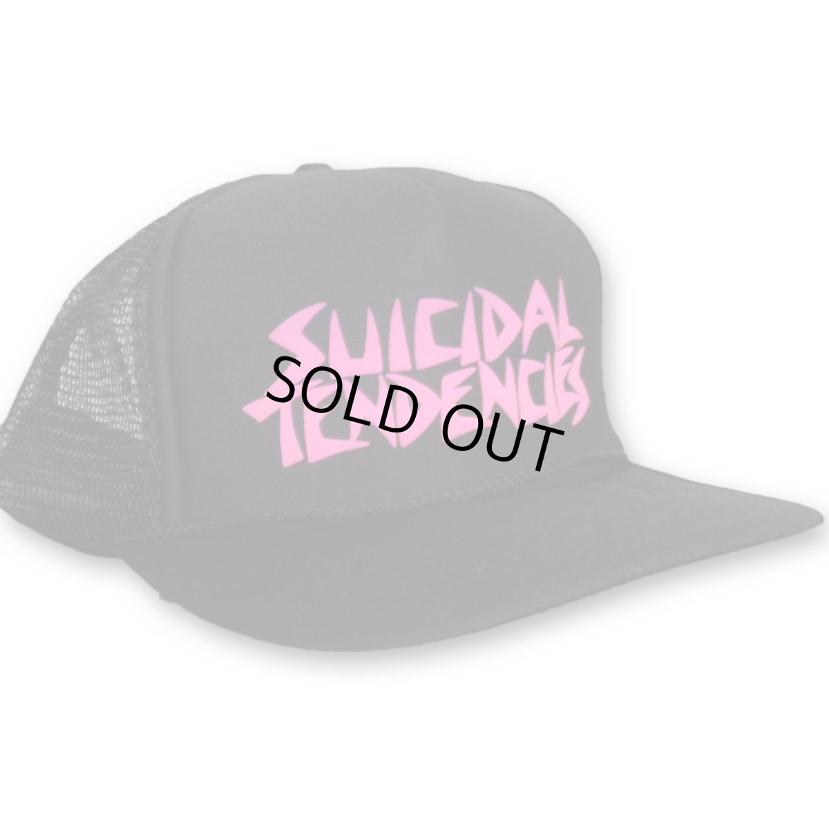 画像1: Suicidal Tendencies スナップバックキャップ スイサイダル・テンデンシーズ Logo Flip Up Hat FLUO PINK (1)