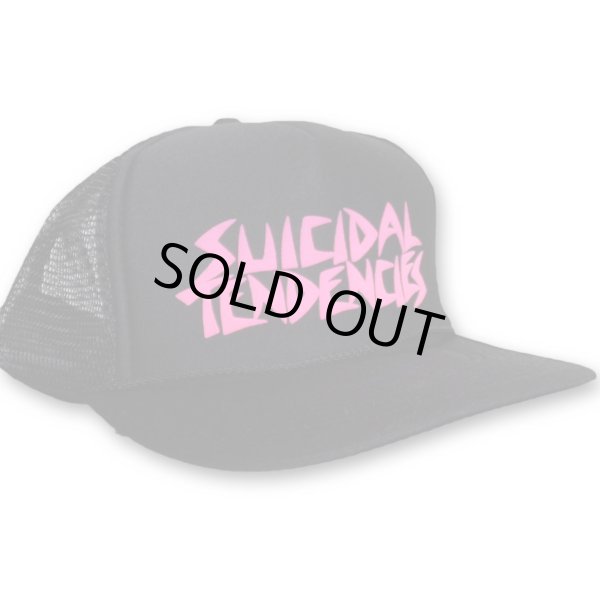 画像1: Suicidal Tendencies スナップバックキャップ スイサイダル・テンデンシーズ Logo Flip Up Hat FLUO PINK (1)