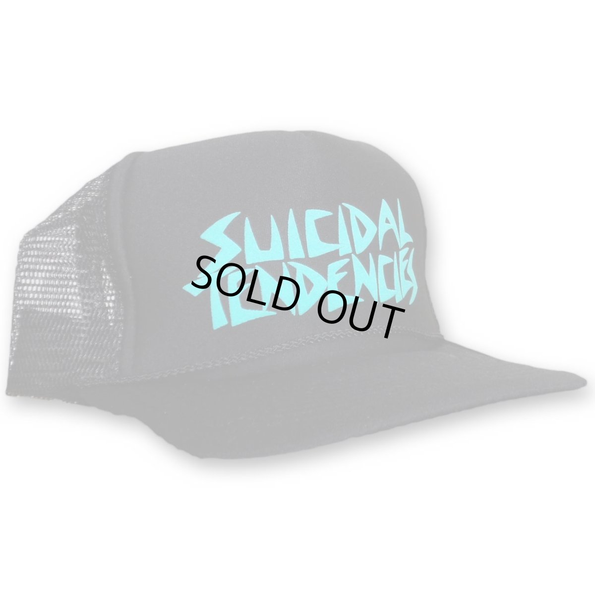画像1: Suicidal Tendencies スナップバックキャップ スイサイダル・テンデンシーズ Logo Flip Up Hat FLUO ACQUA (1)