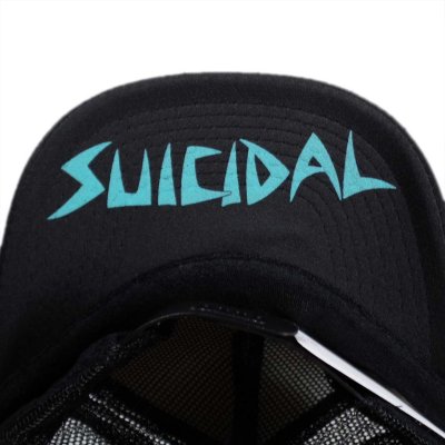画像1: Suicidal Tendencies スナップバックキャップ スイサイダル・テンデンシーズ Logo Flip Up Hat FLUO ACQUA