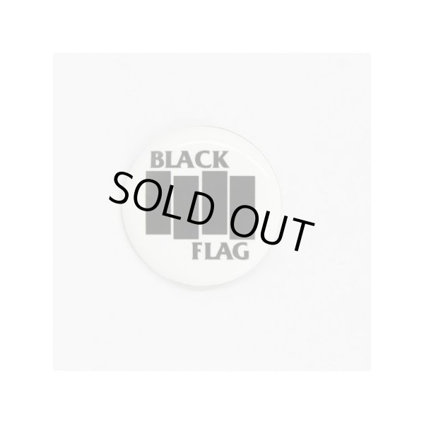 画像1: Black Flag バッジ ブラック・フラッグ Bars & Logo (1)