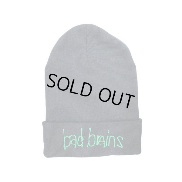 画像1: Bad Brains ニットキャップ バッド・ブレインズ Logo (1)