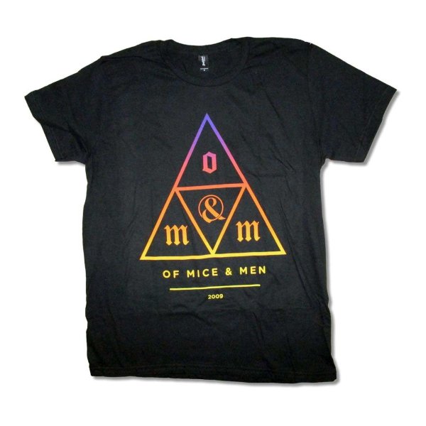 画像1: Of Mice & Men バンドTシャツ オブ・マイス・アンド・メン Triangle Fade (1)