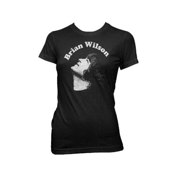 画像1: Brian Wilson レディースTシャツ ブライアン・ウィルソン Head Shot (1)