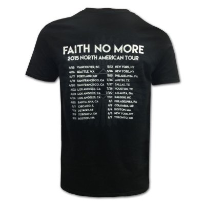 画像1: Faith No More バンドTシャツ フェイス・ノー・モア 2015 North American Tour