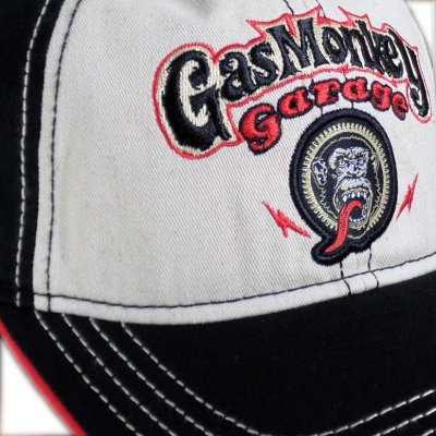 画像1: Gas Monkey Garage スナップバックキャップ ガス・モンキー・ガレージ Trucker Block
