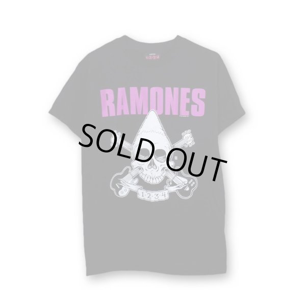 画像1: Ramones バンドTシャツ ラモーンズ Purple Logo (1)
