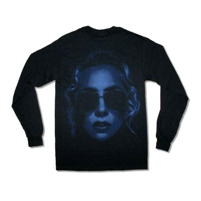 画像1: Lady Gaga ロングスリーヴTシャツ レディー・ガガ Blue Face