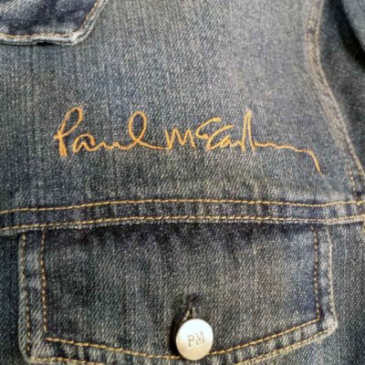 画像2: Paul McCartney デニムジャケット ポール・マッカートニー Signature
