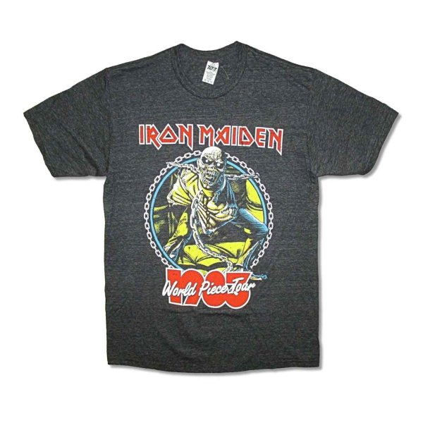 画像1: Iron Maiden バンドTシャツ アイアン・メイデン World Piece 1983 Tour (1)