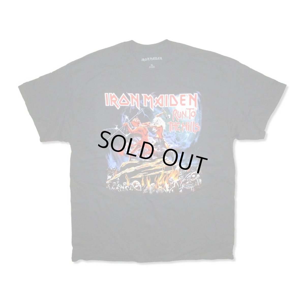 画像1: Iron Maiden バンドTシャツ アイアン・メイデン Run To the Hills ＜セール特価商品＞ (1)