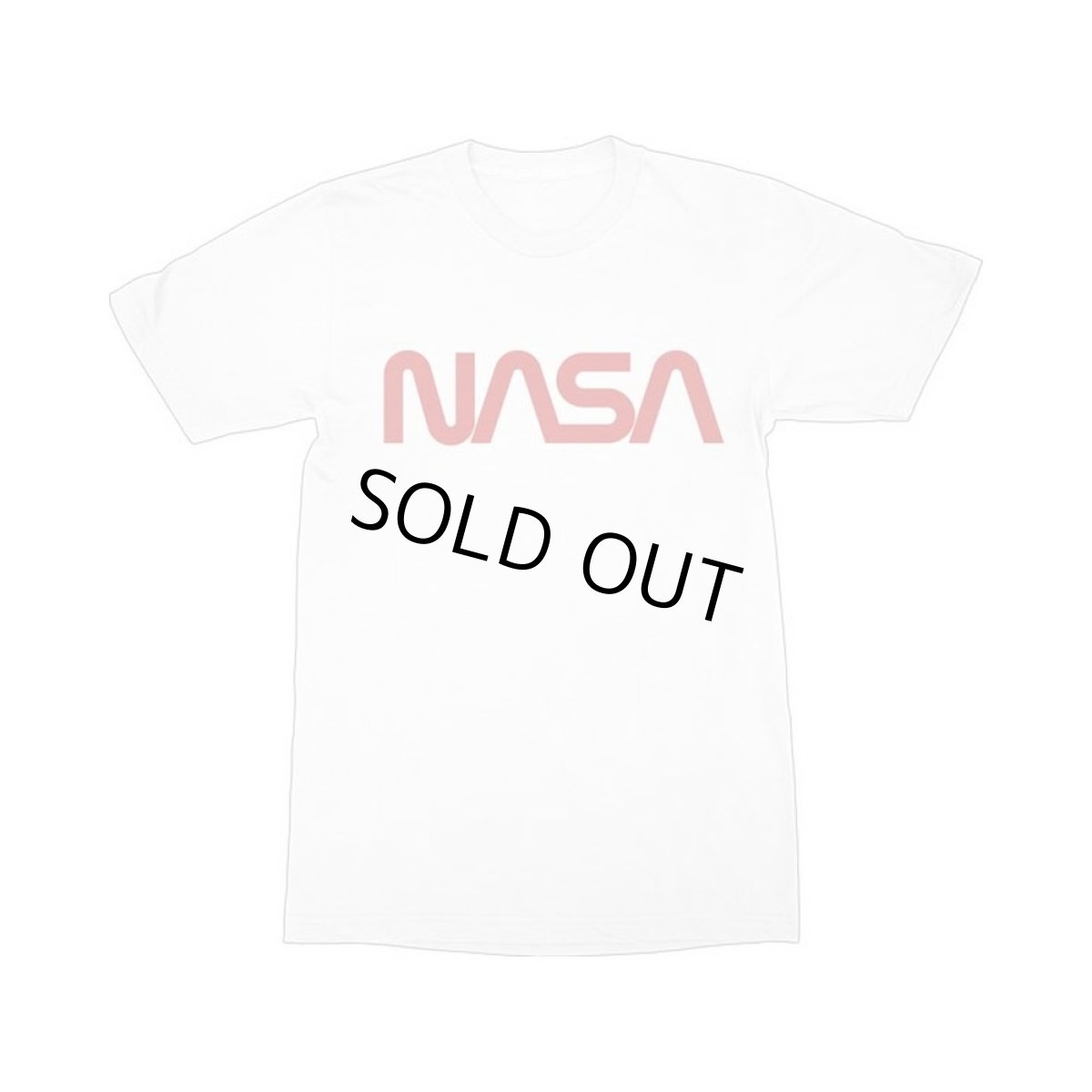 画像1: NASA Tシャツ ナサ Worm Red Logo ＜セール特価商品＞ (1)