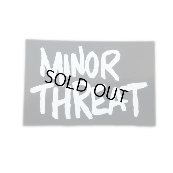 画像1: Minor Threat ステッカー マイナー・スレット Out Of Step Logo (1)