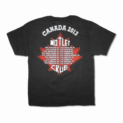 画像1: Motley Crue バンドTシャツ モトリー・クルー Bad Boys 2013 Canadian Tour
