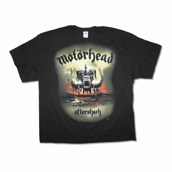 画像1: Motorhead バンドTシャツ モーターヘッド Aftershock BLK＜セール特価商品＞ (1)