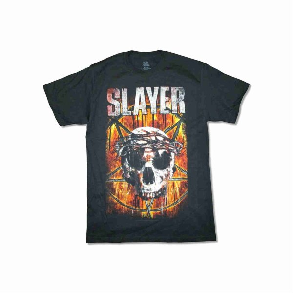 画像1: Slayer バンドTシャツ スレイヤー Thorny Crown 2015 Tour (1)