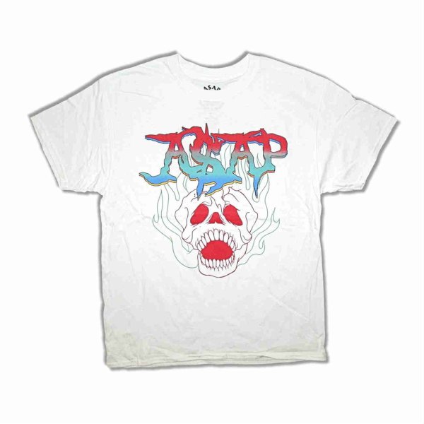 画像1: A$AP Worldwide Tシャツ エイサップ Skull (1)