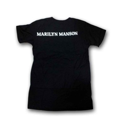 画像1: Marilyn Manson バンドTシャツ マリリン・マンソン Cross White