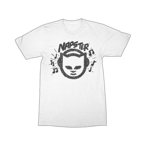 画像1: Napster Tシャツ ナップスター Chalk Music (1)